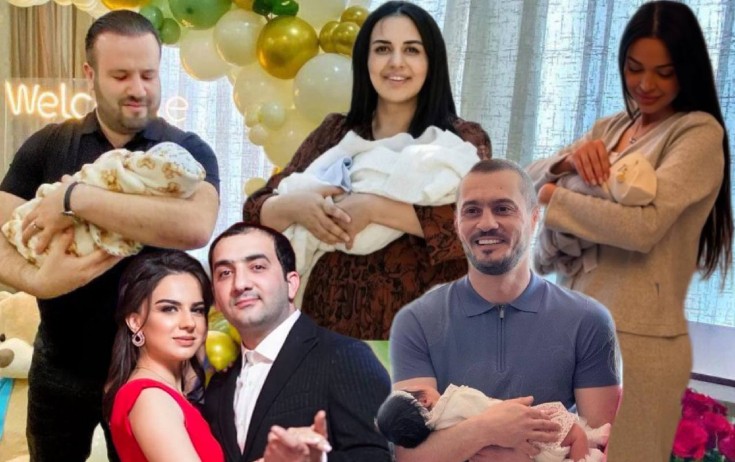 Bu il övlad sevinci yaşayan məşhurlar - Siyahı