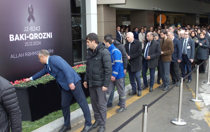 Xatirələri Bakı aeroportunda anılır - Fotolar