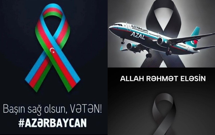 Türkiyəli məşhurlardan təyyarə qəzası ilə bağlı paylaşımlar