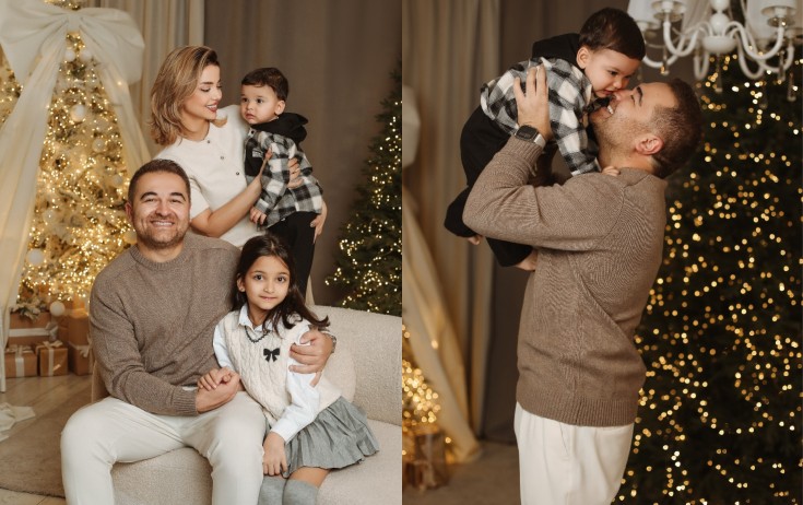 İlkinin ailəsi ilə Yeni il ab-havalı - Fotosessiyası