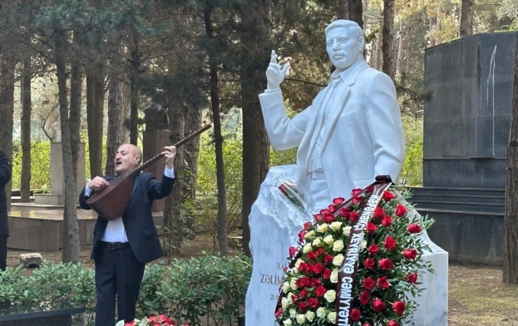 Zəlimxan Yaqubun xatirəsi anıldı - Fotolar