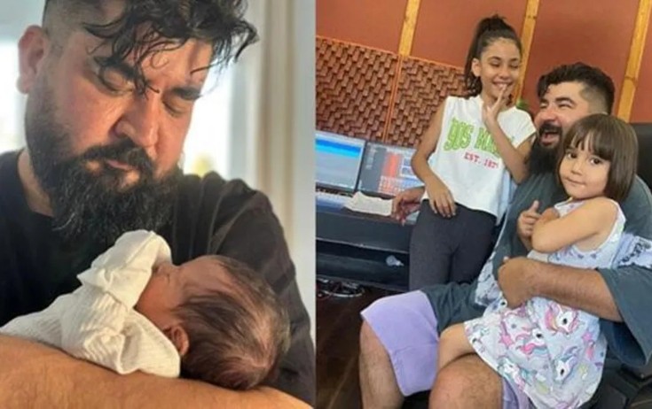 3-cü dəfə qız atası oldu - Foto