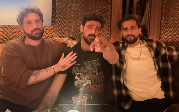 Conni "365 gün"ün aktyoru ilə - Foto