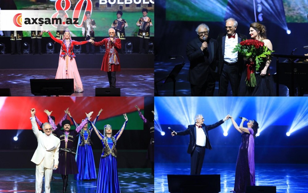 80 yaşını səhnədə oxuyub, oynayaraq qeyd etdi - Fotolar