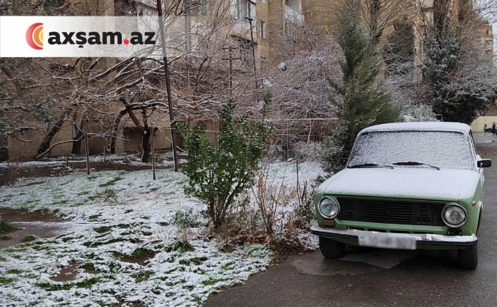 Bakıda sulu qar yağacaq - Xəbərdarlıq
