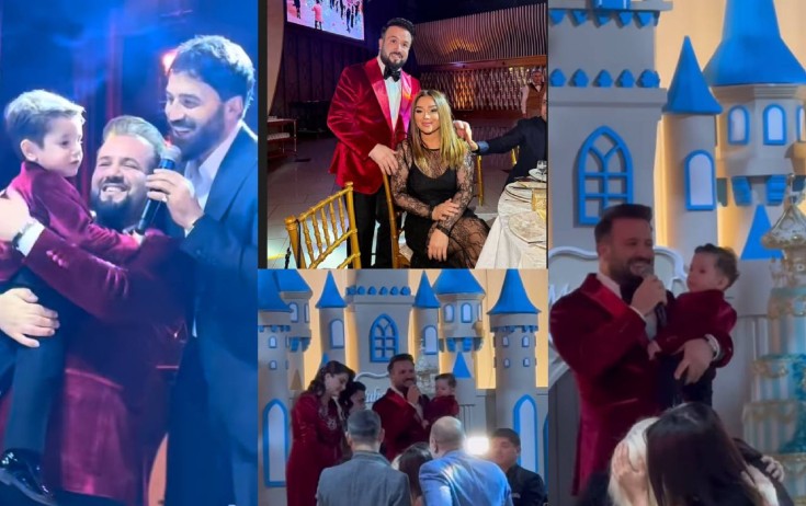 Elnur oğluna ad günü etdi - Video