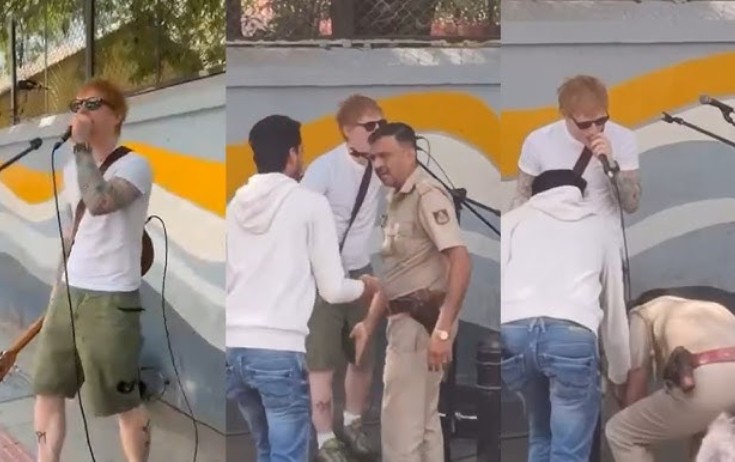 Hindistanda polis məşhur müğənninin konsertini yarıda kəsdi - Video