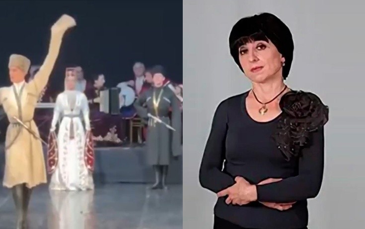 Səhnədə qızının gözü önündə vəfat etdi - Video