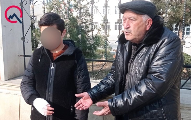 Gəncədə sinif rəhbəri şagirdi döyüb? - Foto