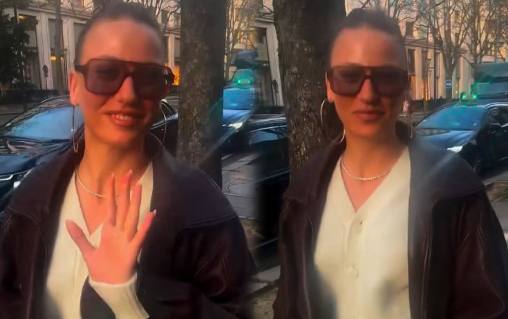 Serenay Sarıkaya Azərbaycana "salam" göndərmək istəmədi - Video