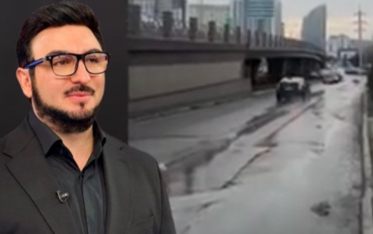 "Babək prospektində 1 aydır tonlarla içməli su israf olunur" - Video
