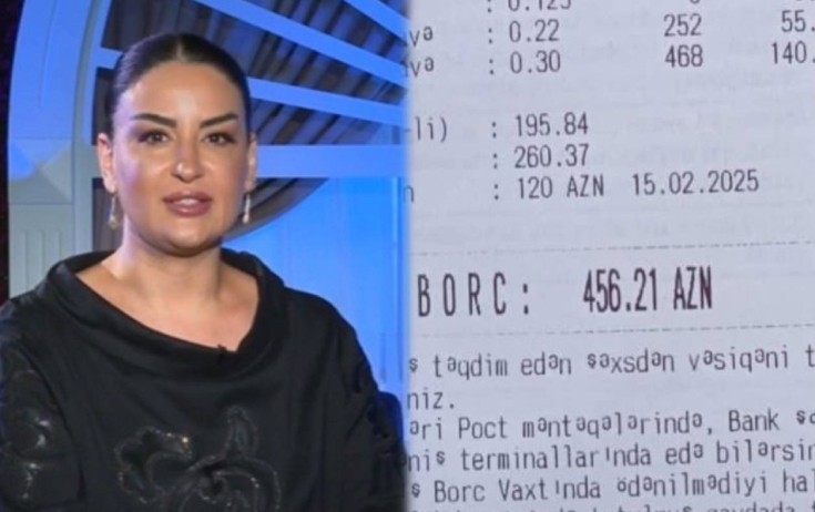 Aparıcı “Azəriqaz”dan şikayət etdi - Fotolar