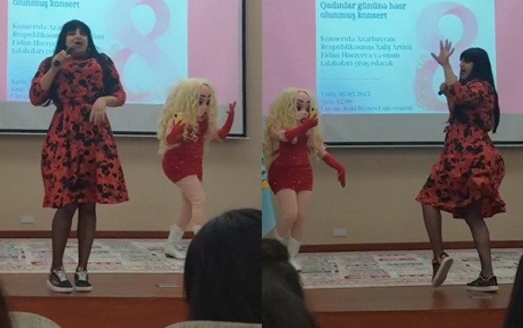 Bakı Biznes Universitetindəki bu görüntülər müzakirə yaratdı - Video