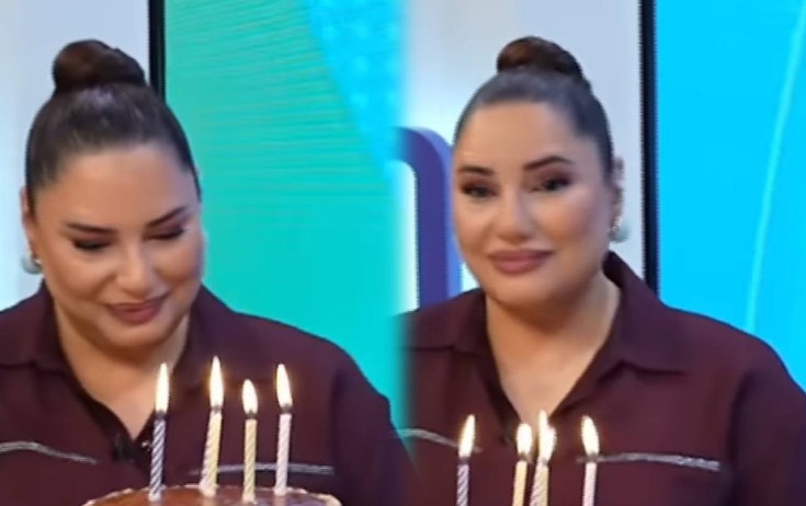 Aytən Səfərovaya ad günü sürprizi - Video