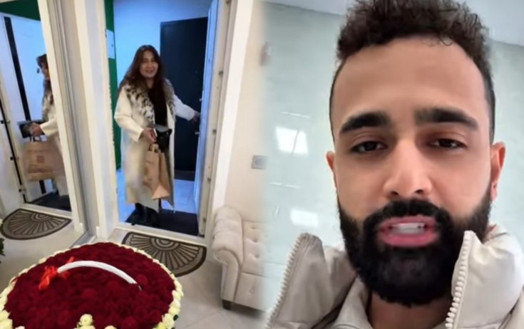Hüseyndən anasına ad günü sürprizi - Video