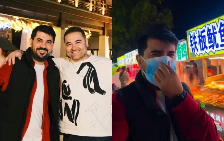 İlkinlə Elşən "Dünyanın supermarketi"ndə - Foto+Video