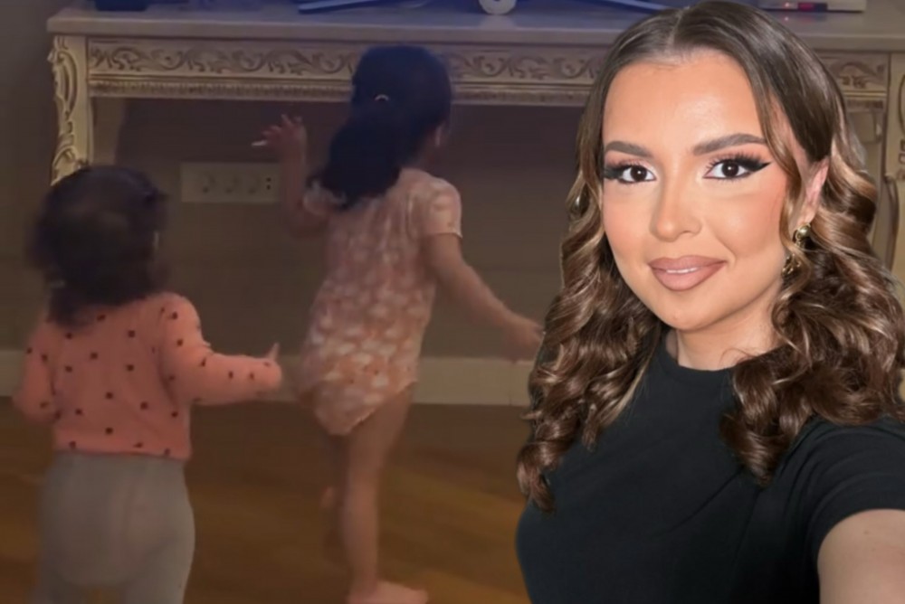Sevda oxudu, qızları rəqs etdi  - Video