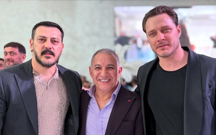 Ədalət Şükürov "Kuruluş Osman"nın aktyorları ilə görüşdü - Foto