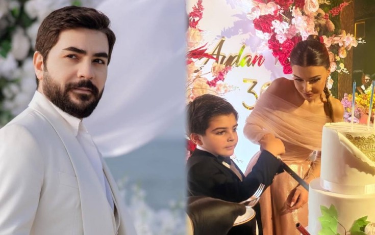 Elçinin keçmiş xanımı ad günü etdi - Video