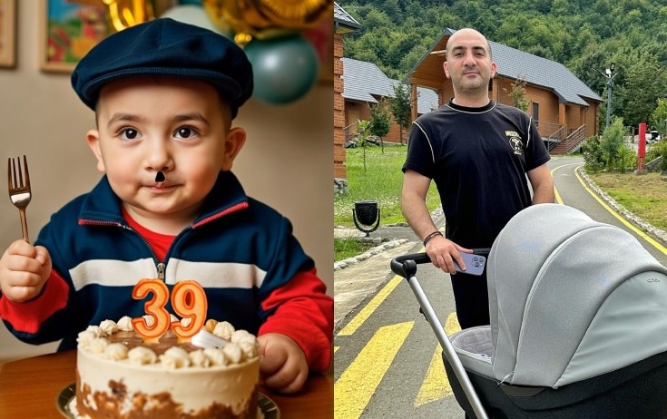 "Ata kimi ilk doğum günüm"