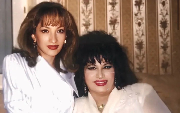 Zeynəb Xanlarova ilə Nəsibə Abdullayeva 27 il əvvəl - Foto