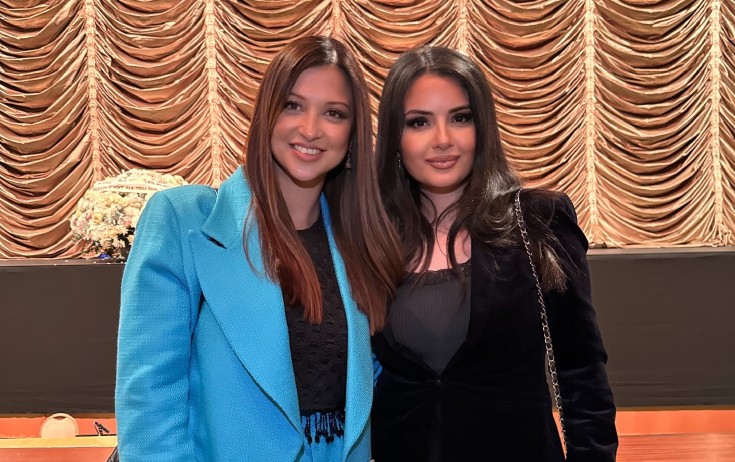 Aysel Vaynşteynin xanımı ilə - Foto