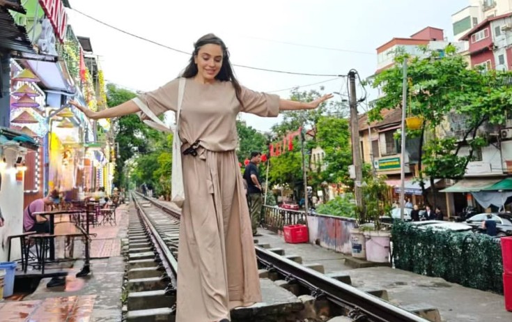 Leyla Əliyevanın Vyetnamın məşhur küçəsindən paylaşımı - Foto
