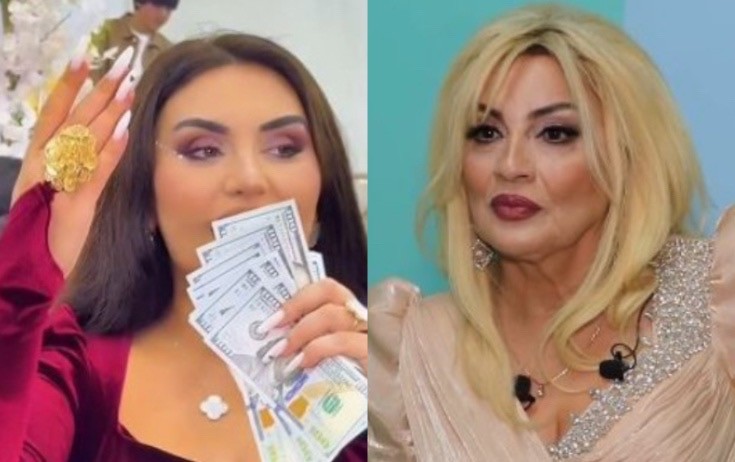 Şəbnəmin pulları nümayiş etdirməsinə Nüşabədən reaksiya