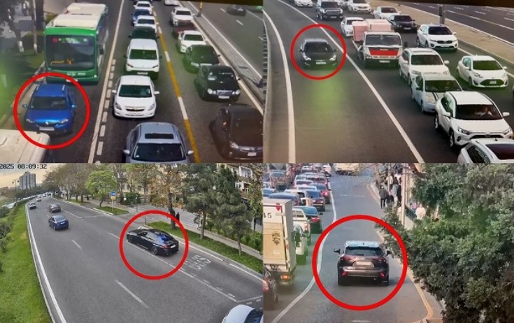 Avtobus zolağına daxil olan sürücülərə - Xəbərdarlıq