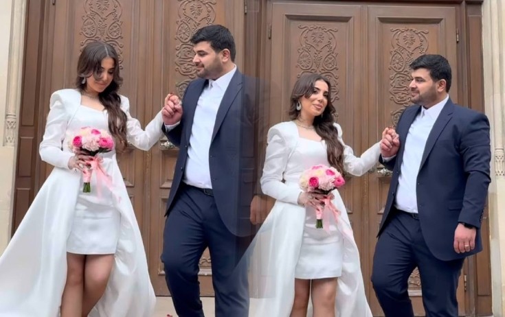 Cavanşir Məmmədovun nəvəsi ailə qurur - Video