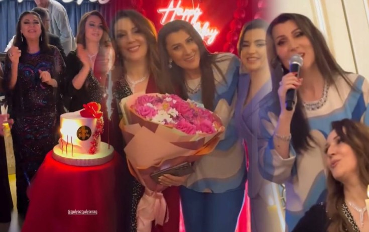 Gülyaz Məmmədova 55 yaşını belə qeyd etdi - Video