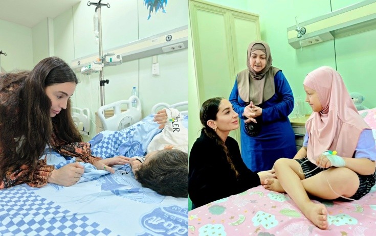 Leyla və Arzu Əliyevalar Milli Onkologiya Mərkəzində - Fotolar