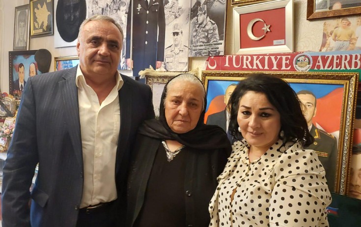 Əməkdar artistlər Polad Həşimovun evində - Fotolar