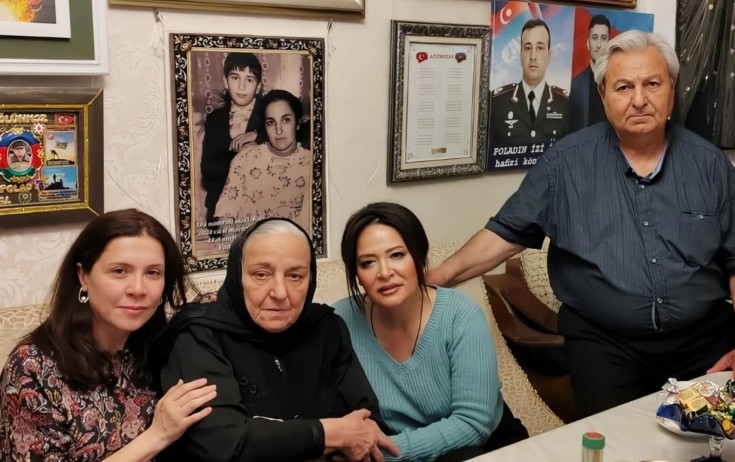 Tanınmışlar Polad Həşimovun evində - Fotolar