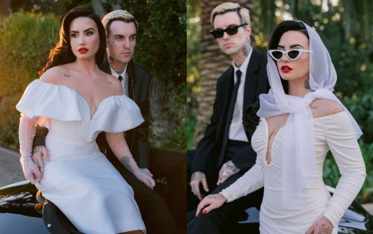 Demi Lovato ailə qurdu - Fotolar