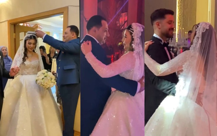 Vüqar Əbdülovun qızının toyundan yeni görüntülər