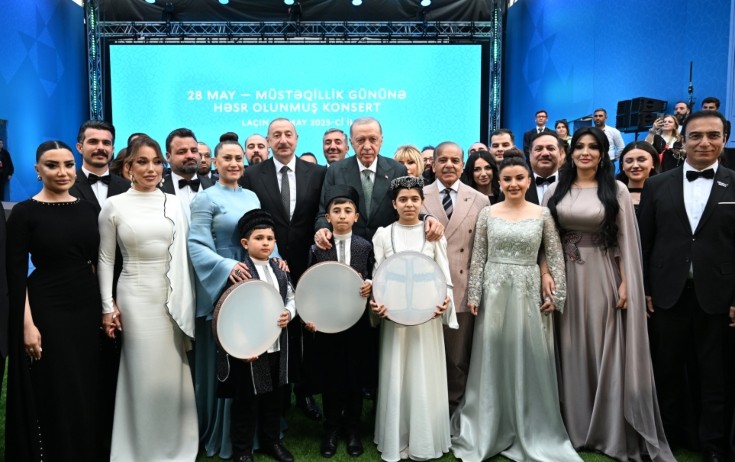 Laçındakı bayram konsertindən - Fotolar