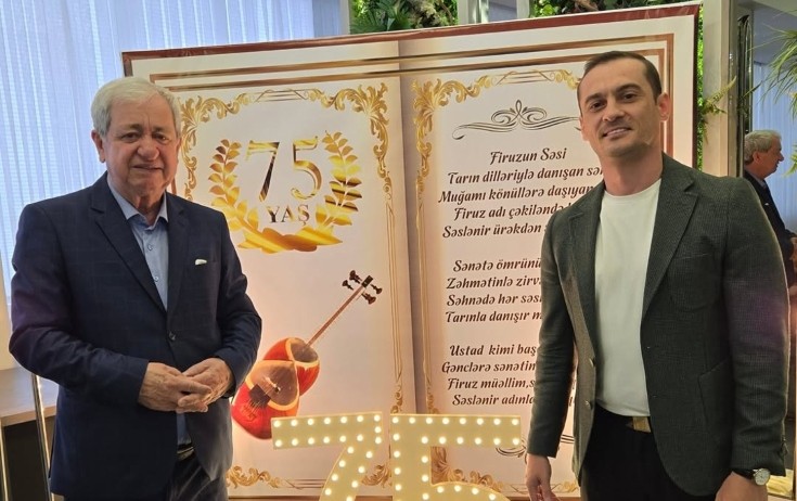 Emil Bədəlovdan qayınatasına yubiley təbriki - Foto