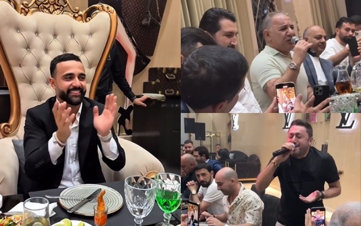 Hüseynin Bakıda ad günündə yaşananlar - Video