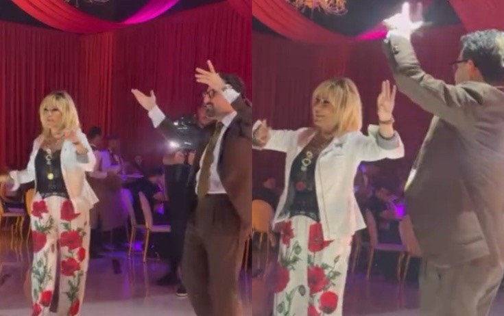 Brilliant Dadaşova ilə Elnurun maraqlı rəqsi - Video