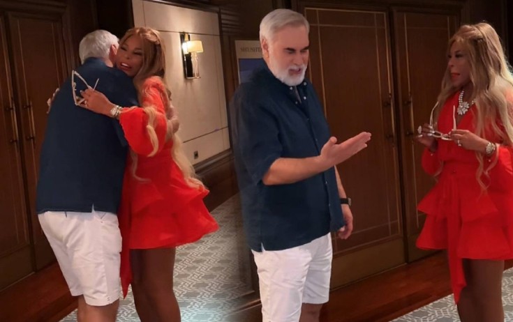 Aygün Kazımova ilə Valeriy Meladzenin görüşü - Video