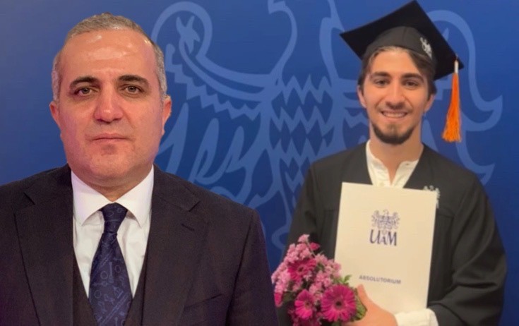 Eldənizin oğlu Polşada məzun oldu - Foto