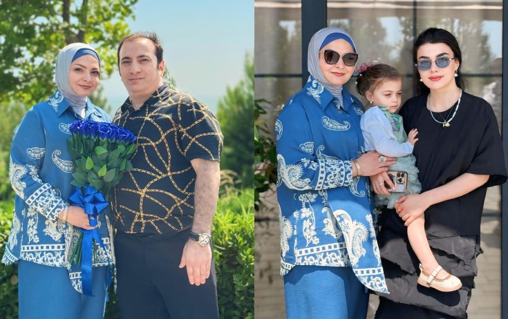 Xanımına ad günü etdi - Fotolar