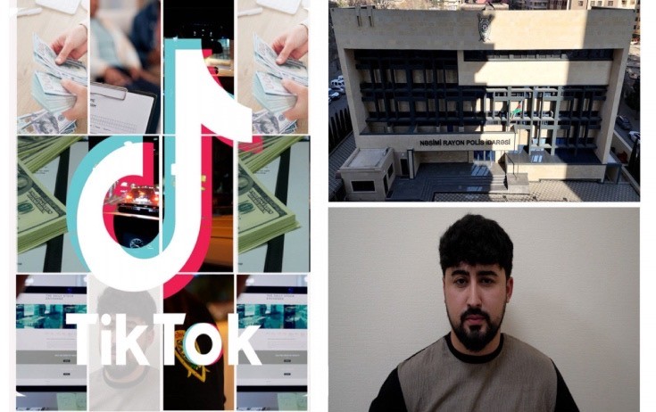 Tiktok-da dələduzluq edən şəxs saxlanıldı