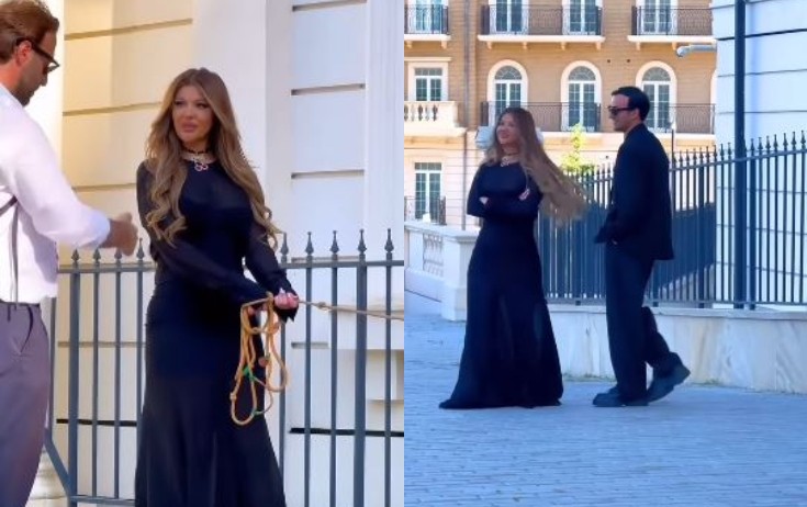 İlqarə kamera arxasında yaşanan anları bölüşdü - Video