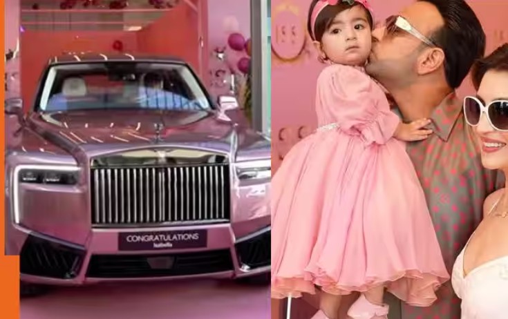 1 yaşlı qızına 1 milyondan baha olan avtomobil aldı