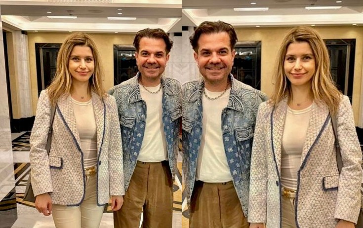 Kənan Doğulu Bakıya Beren Saatla birlikdə gəlibmiş - Fotolar