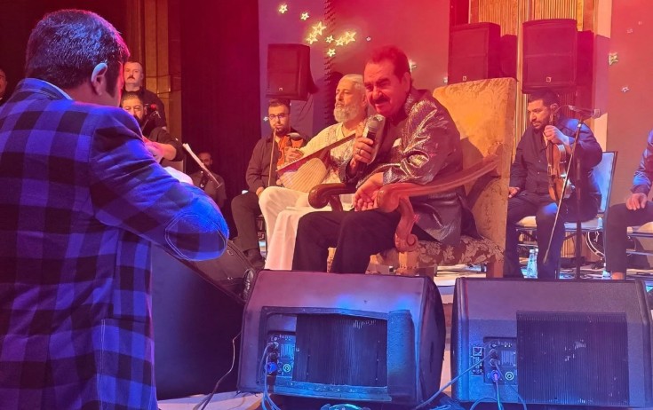 Əməkdar artist İbrahim Tatlısəslə toyda - Video