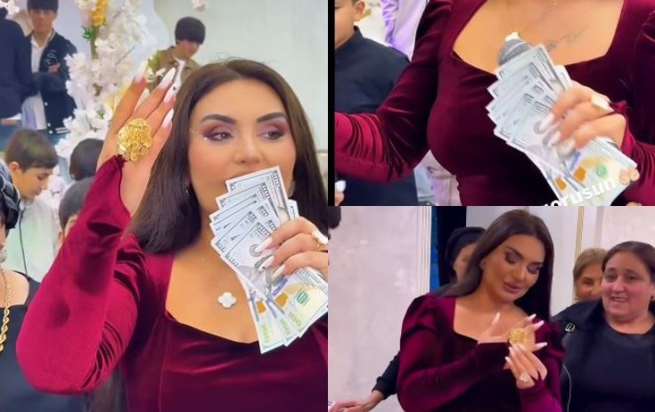 Şəbnəmi “dollar yağışı”na tutan ailə narkotacir imiş - Video