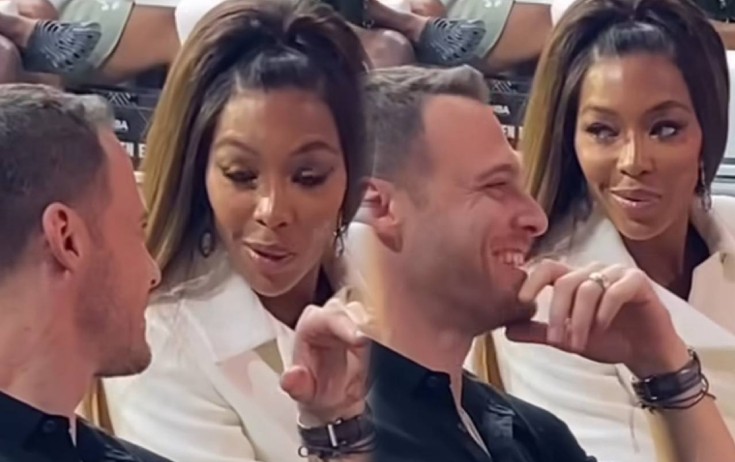 Kerem Bursin Naomi Kepbella bir arada - Video